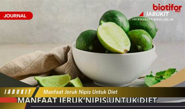 Inilah 10 Manfaat Jeruk Nipis untuk Diet, Turunkan Berat Badan Secara Alami dan Cepat