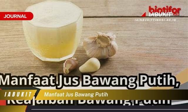 Inilah 10 Manfaat Jus Bawang Putih untuk Kesehatan Tubuh Anda