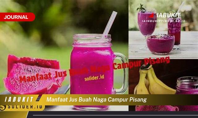 Inilah 10 Manfaat Jus Buah Naga Campur Pisang, Resep Sehat dan Kaya Nutrisi