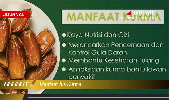 Inilah 8 Manfaat Jus Kurma untuk Kesehatan Tubuh Anda