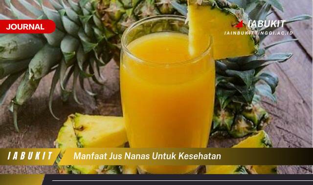 Inilah 8 Manfaat Jus Nanas untuk Kesehatan, Dari Meningkatkan Imunitas Hingga Menyehatkan Pencernaan