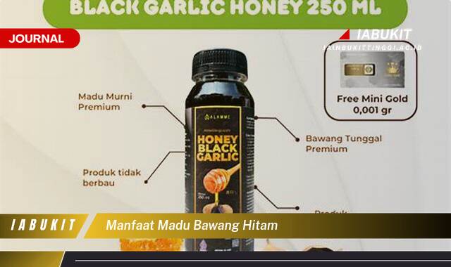 Inilah 10 Manfaat Madu Bawang Hitam untuk Kesehatan Anda