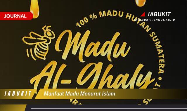 Inilah 8 Manfaat Madu Menurut Islam untuk Kesehatan dan Kesembuhan