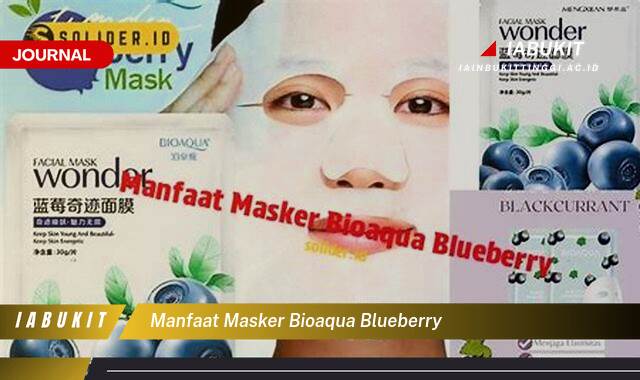 Inilah 8 Manfaat Masker Bioaqua Blueberry untuk Kulit Wajah Anda