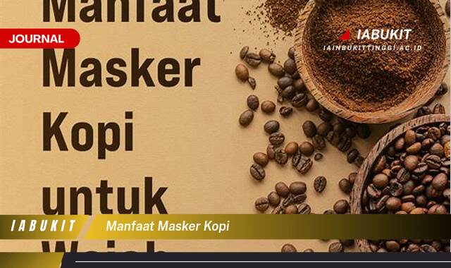 Inilah 8 Manfaat Masker Kopi untuk Kulit Wajah, Cerah, Kencang, dan Bebas Jerawat