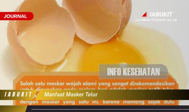 Inilah 9 Manfaat Masker Telur untuk Kulit Wajah Cerah, Kencang, dan Bebas Jerawat