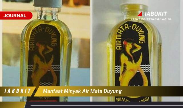 Inilah 8 Manfaat Minyak Air Mata Duyung, Kegunaan, Cara Penggunaan, dan Efek Sampingnya