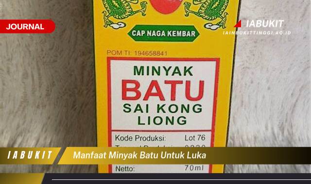 Inilah 8 Manfaat Minyak Batu untuk Luka, Ampuh dan Cepat Sembuhkan Luka Anda Secara Alami