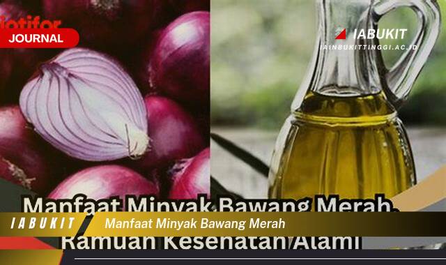 Inilah 10 Manfaat Minyak Bawang Merah, Resep Rumahan, Cara Membuat, dan Khasiatnya