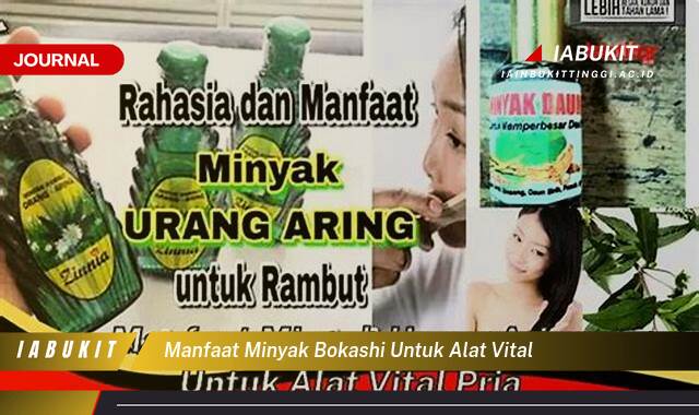 Inilah 8 Manfaat Minyak Bokashi untuk Alat Vital, Fakta dan Cara Penggunaannya