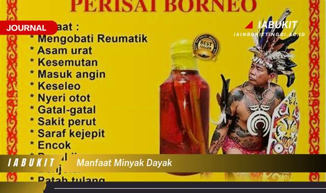 Inilah 10 Manfaat Minyak Dayak untuk Kesehatan dan Kecantikan Kulit Anda