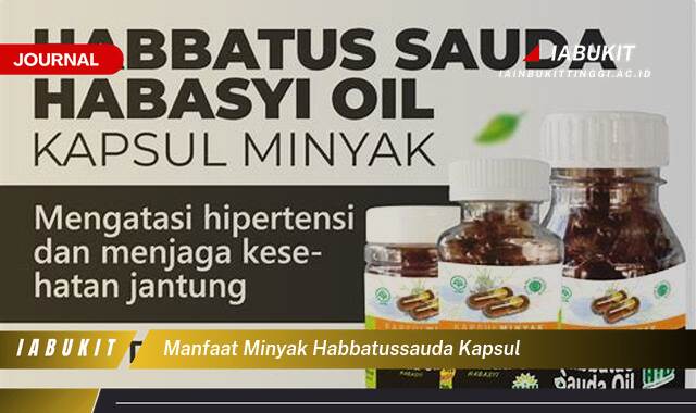 Inilah 10 Manfaat Minyak Habbatussauda Kapsul, Panduan Lengkap untuk Kesehatan Anda