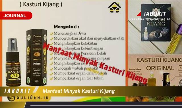 Inilah 10 Manfaat Minyak Kasturi Kijang untuk Kesehatan, Spiritualitas, dan Kecantikan
