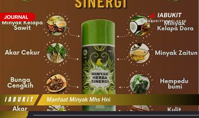 Inilah 9 Manfaat Minyak MHS HNI Untuk Kesehatan Kulit dan Keluarga Anda
