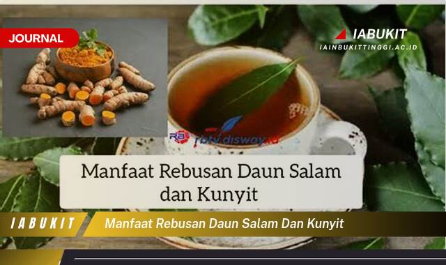 Inilah 8 Manfaat Rebusan Daun Salam dan Kunyit untuk Kesehatan Anda