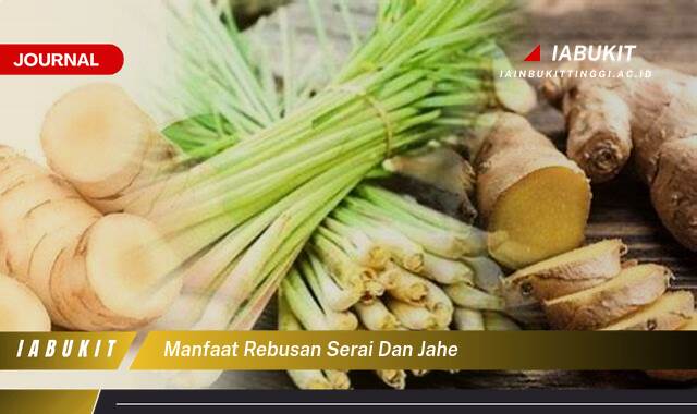 Inilah 8 Manfaat Rebusan Serai dan Jahe untuk Kesehatan Tubuh Anda