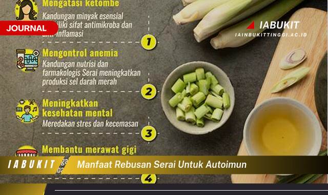Inilah 8 Manfaat Rebusan Serai untuk Autoimun, Redakan Gejala dan Tingkatkan Kualitas Hidup