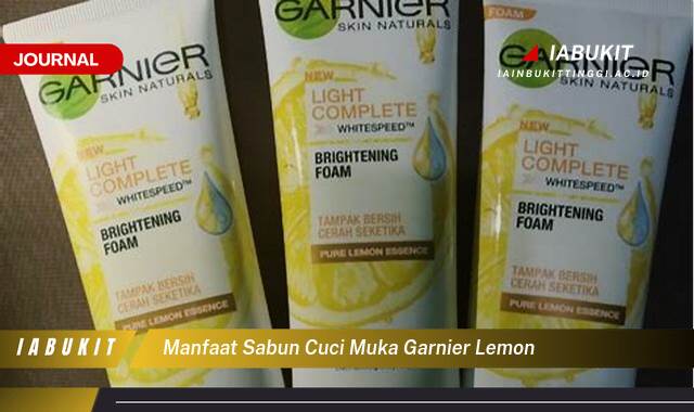 Inilah 10 Manfaat Sabun Cuci Muka Garnier Lemon untuk Kulit Cerah dan Bebas Jerawat