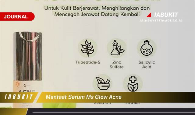 Inilah 9 Manfaat Serum MS Glow Acne untuk Kulit Bebas Jerawat dan Sehat
