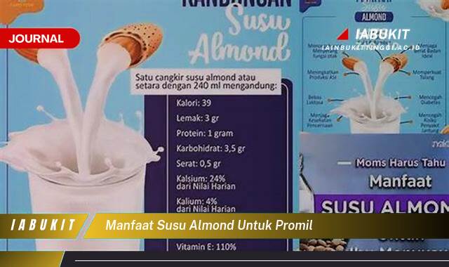 Inilah 8 Manfaat Susu Almond untuk Promil Dukung Kehamilan Sehat Anda