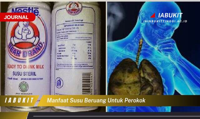 Inilah 9 Manfaat Susu Beruang untuk Perokok, Meredakan Batuk dan Membersihkan Paru,Paru