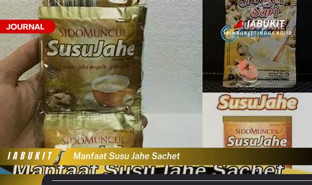 Inilah 8 Manfaat Susu Jahe Sachet, Praktis, Hangat, dan Menyehatkan Tubuh