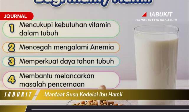 Inilah 9 Manfaat Susu Kedelai untuk Ibu Hamil, Nutrisi Lengkap dan Kesehatan Optimal