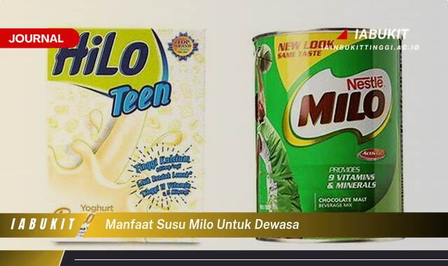 Inilah 10 Manfaat Susu Milo untuk Dewasa, Energi, Nutrisi, dan Lainnya