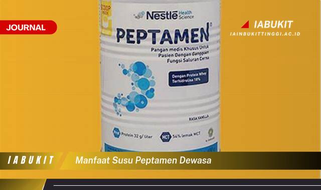 Ketahui 8 Manfaat Susu Peptamen Dewasa, Solusi Nutrisi Tepat untuk Pemulihan dan Kesehatan