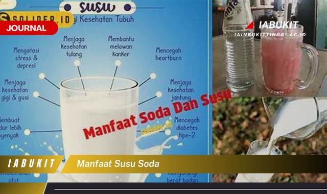 Inilah 9 Manfaat Susu Soda bagi Kesehatan Tubuh Anda