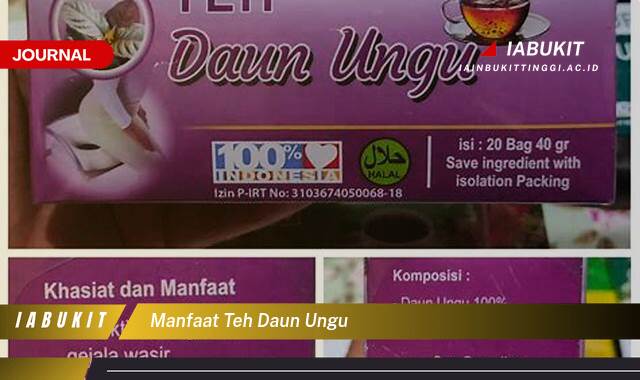Inilah 9 Manfaat Teh Daun Ungu untuk Kesehatan Anda