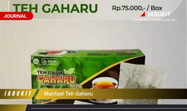 Inilah 9 Manfaat Teh Gaharu, Rahasia Kesehatan Alami dari Hutan Tropis