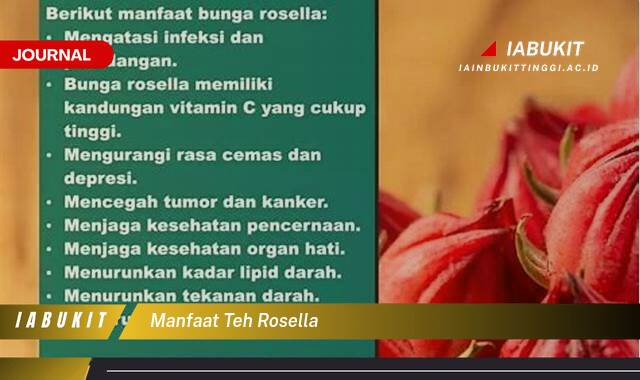 Inilah 9 Manfaat Teh Rosella untuk Kesehatan Tubuh Anda Inilah 9 Manfaat Teh Rosella untuk Kesehatan Tubuh Anda