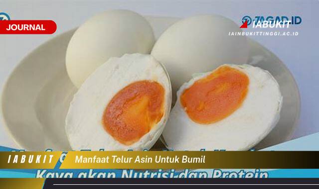 Inilah 8 Manfaat Telur Asin untuk Bumil, Nutrisi Penting & Tips Aman Konsumsi