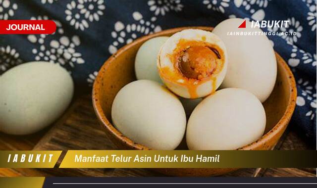 Inilah 9 Manfaat Telur Asin untuk Ibu Hamil, Nutrisi Penting dan Tips Aman Mengonsumsinya