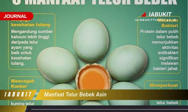Inilah 9 Manfaat Telur Bebek Asin untuk Kesehatan Tubuh Anda