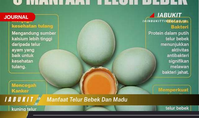 Inilah 8 Manfaat Telur Bebek dan Madu, Kombinasi Super untuk Kesehatan dan Vitalitas Anda