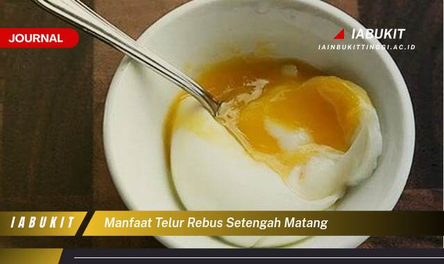 Inilah 9 Manfaat Telur Rebus Setengah Matang untuk Kesehatan Tubuh Anda