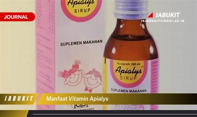 Inilah 10 Manfaat Vitamin Apialys untuk Kesehatan Tubuh Anda