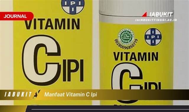 Inilah 10 Manfaat Vitamin C IPI untuk Kulit Cerah, Sehat, dan Bebas Jerawat Inilah 10 Manfaat Vitamin C IPI untuk Kulit Cerah, Sehat, dan Bebas Jerawat