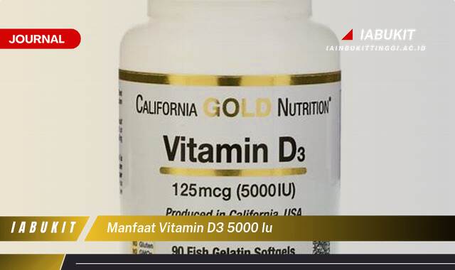 Inilah 9 Manfaat Vitamin D3 5000 IU untuk Kesehatan Tubuh Anda