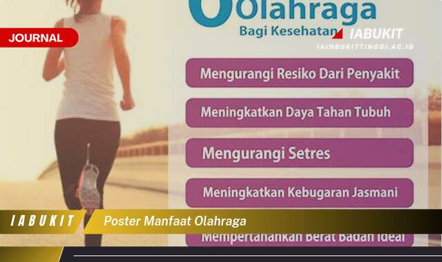 Inilah 10 Manfaat Olahraga, Poster Inspiratif untuk Hidup Sehat